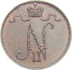 Аверс 1 пенни 1903 года