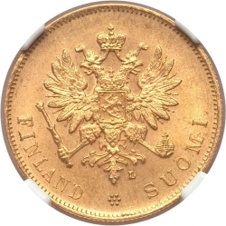 Аверс 10 марок 1904 года L