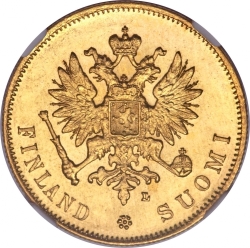Аверс 10 марок 1905 года L