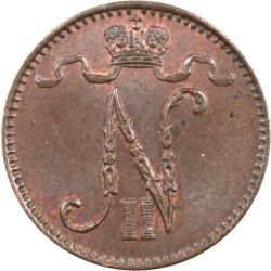 Аверс 1 пенни 1911 года