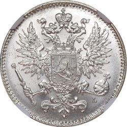 Аверс 50 пенни 1911 года L