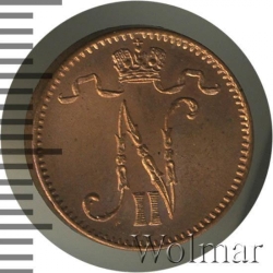 Аверс 1 пенни 1912 года