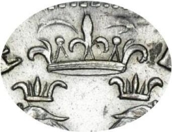 1 рубль 1705 года