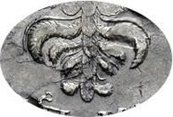1 рубль 1725 года