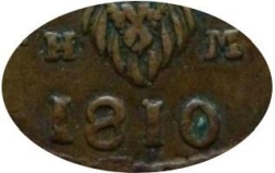 2 копейки 1810 года ЕМ-НМ