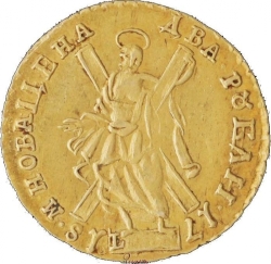 Реверс 2 рубля 1718 года L