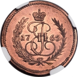 Реверс Полушка 1765 года