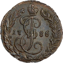 Реверс Денга 1786 года КМ