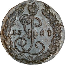 Реверс Денга 1787 года КМ