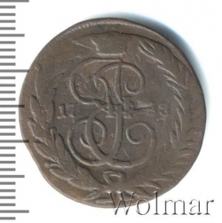 Реверс 1 копейка 1788 года
