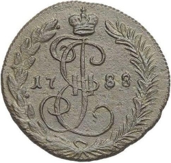 Реверс Денга 1788 года КМ