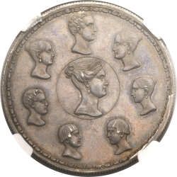 Реверс 1 1/2 рубля - 10 злотых 1836 года «Семейный»