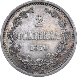 Реверс 2 марки 1870 года S