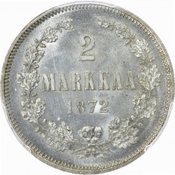 Реверс 2 марки 1872 года S