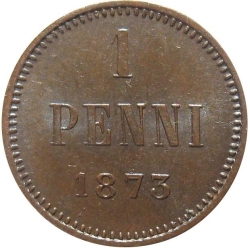 Реверс 1 пенни 1873 года