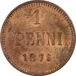 Реверс 1 пенни 1876 года