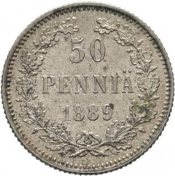 Реверс 50 пенни 1889 года L