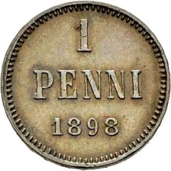 Реверс 1 пенни 1898 года