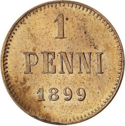 Реверс 1 пенни 1899 года