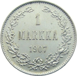 Реверс 1 марка 1907 года L