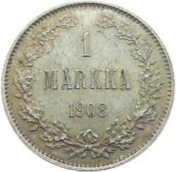 Реверс 1 марка 1908 года L