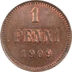 Реверс 1 пенни 1909 года