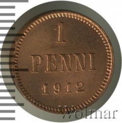 Реверс 1 пенни 1912 года