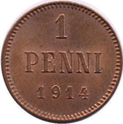 Реверс 1 пенни 1914 года