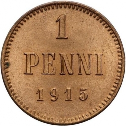 Реверс 1 пенни 1915 года