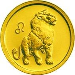 Реверс 25 рублей 2002 года ММД «Лев»