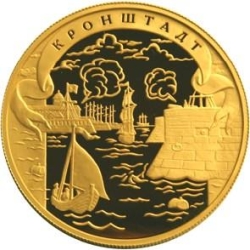 Реверс 1000 рублей 2003 года ММД proof «Кронштадт»