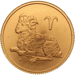 Реверс 25 рублей 2003 года СПМД «Овен»